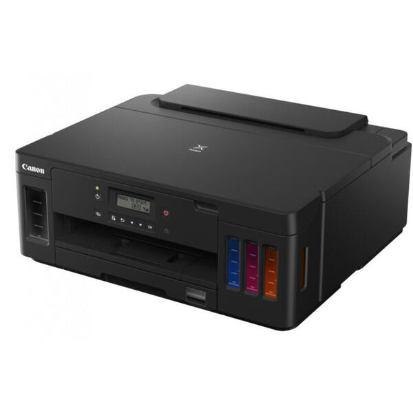 Imprimanta Canon Pixma G5040 Inkjet, Color, Format A4, CISS, Retea, Wi-Fi, Negru