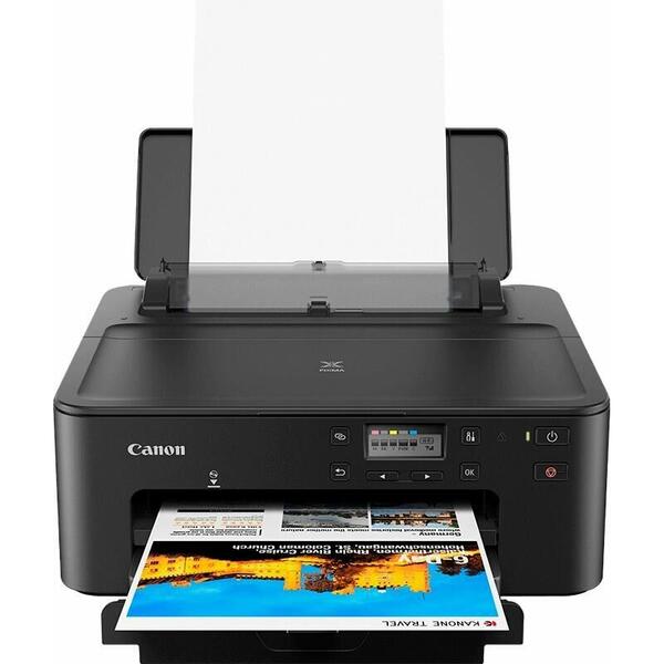 Imprimanta Canon TS705, Inkjet, Color, A4, Duplex, Retea, Wi-Fi, Negru