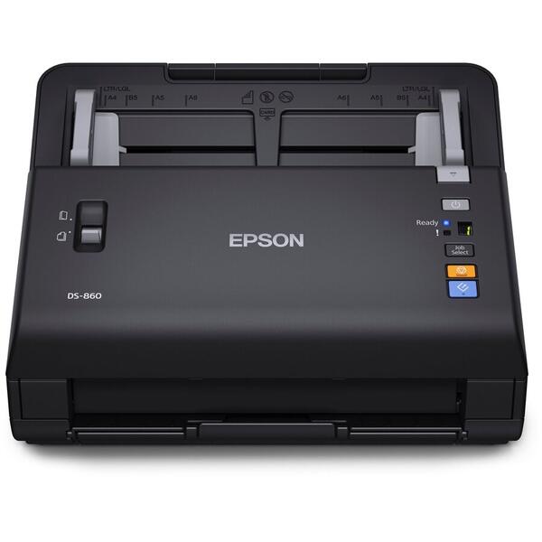 Scanner Epson WorkForce DS-860, Color, A4, Negru