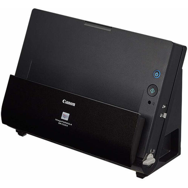Scanner Canon DRC225II, Format A4, Duplex, USB 2.0, Negru