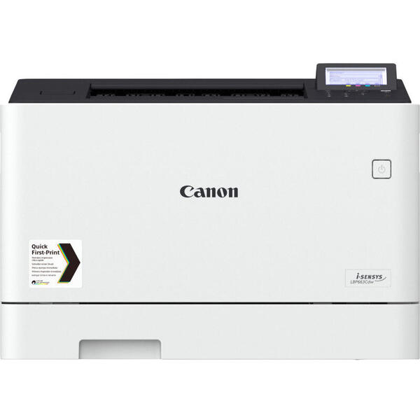 Imprimanta Canon LBP663CDW, Laser, Color, Format A4, Duplex, Retea, Wi-Fi, Alb/Negru