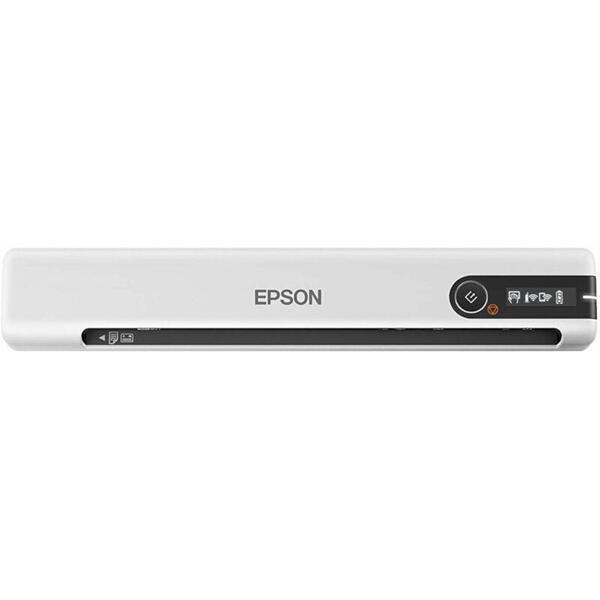 Scanner Epson WorkForce DS-80W, Format A4, USB 2.0, Wi-Fi, Alb