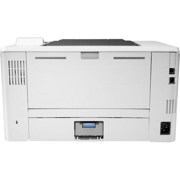 Imprimanta HP LaserJet Pro M404dw, Monocrom, Format A4, Retea, Wi-Fi, Duplex, Alb/Negru