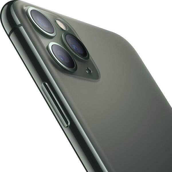 Telefon mobil Apple iPhone 11 Pro Max, 64 GB, Midnight Green