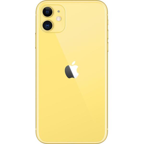 Telefon mobil Apple iPhone 11, 64 GB, Galben