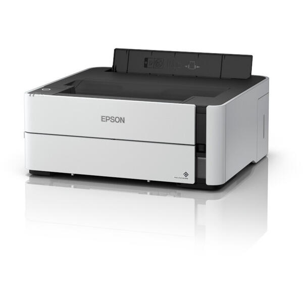 Imprimanta Epson EcoTank M1140, Inkjet, Monocrom, Format A4, Duplex, Alb/Negru
