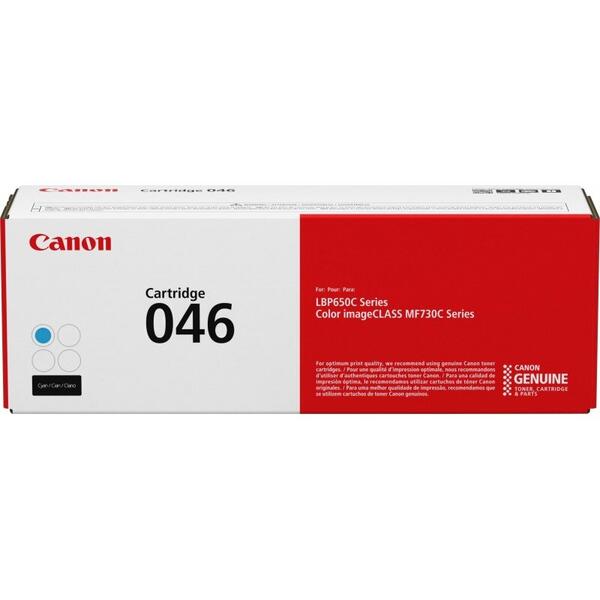Canon Toner CRG046C, CR1249C002AA, 2300 pagini, Cyan