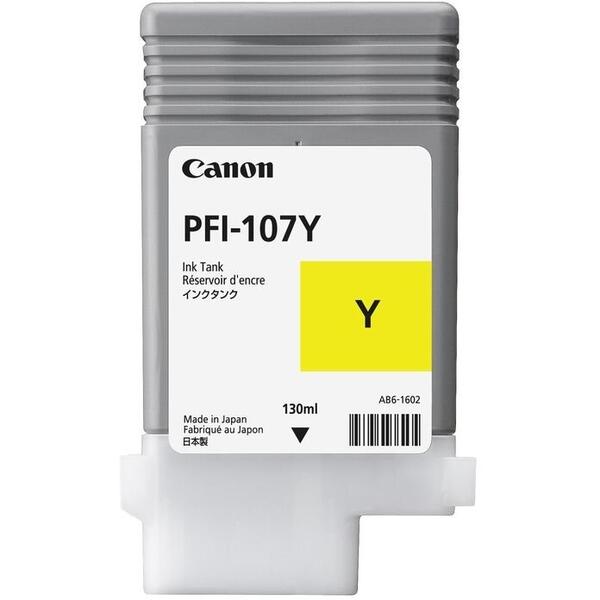 Cartus cerneala Canon PFI-207Y, 300 ml, Yellow