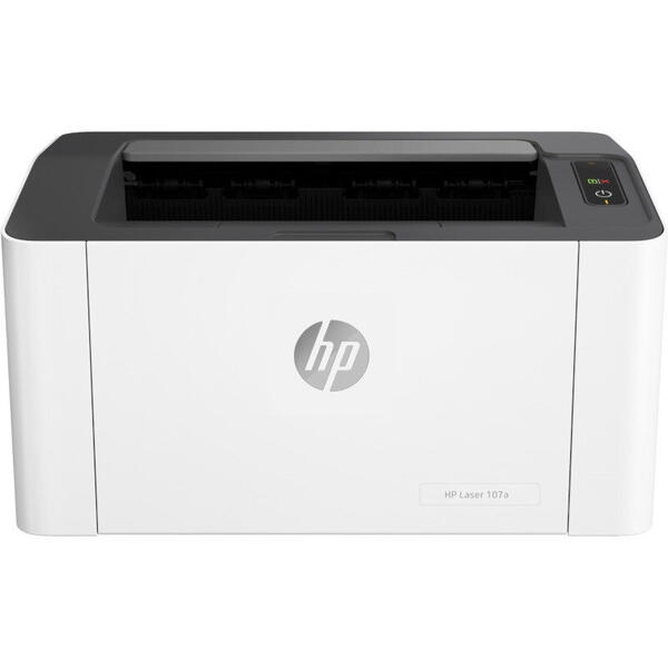Imprimanta HP 107A, Laser, Monocrom, Format A4, Interfata USB 2.0, Alb/Negru