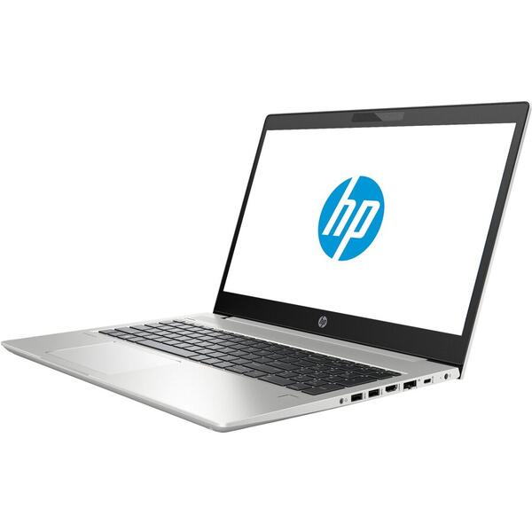 Laptop HP ProBook 450 G6, 15.6 inch, LED, FHD, Anti-Glare, Intel Core i7-8565U Quad Core, 16GB, 256GB SSD, NVIDIA GeForce MX130 2GB, Free DOS, Silver