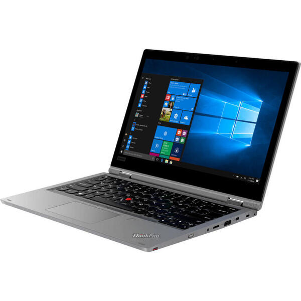 Laptop Lenovo 20NT0012RI, FHD IPS Touch, 13.3 inch, 8 GB DDR4, 512 GB SSD, GMA UHD 620, Windows 10 Pro, Argintiu
