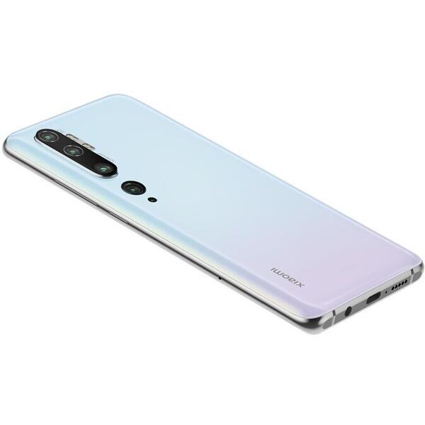 Telefon mobil Xiaomi Mi Note 10 Pro Dual SIM 256 GB, 8 GB, Glacier White