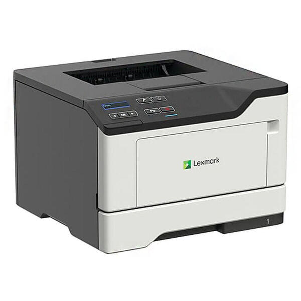 Imprimanta Lexmark B2338dw, Laser, Format A4, Duplex, Retea, WiFi, Alb