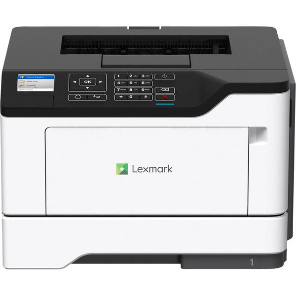 Imprimanta Lexmark B2546DW, Laser, Monocrom, Format A4, Duplex, Retea, WiFi, Alb/Negru