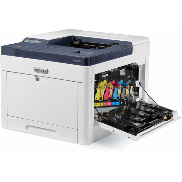Imprimanta Xerox Phaser 6510V_N, Laser, Color, Format A4, Retea, Alb