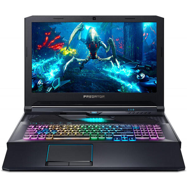 Laptop Acer Gaming 17.3 inch, Predator Helios 700 PH717-71, FHD IPS 144Hz, Intel Core i9-9980HK, 16 GB DDR4, 1TB SSD, GeForce RTX 2080 8GB, Win 10 Home, Black