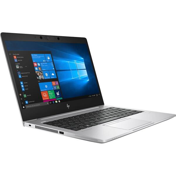 Laptop HP 830G6 I7-8565U, 13.3 inch, 8 GB DDR4, 256 GB SSD, Windows 10 Pro, Argintiu