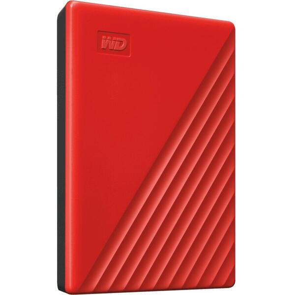 Hard Disk extern Western Digital WDBYVG0020BRD-WESN, 2 TB, 2.5 inch, USB 3.2, Rosu