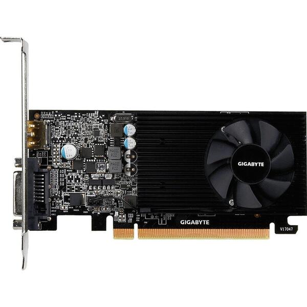 Placa video Gigabyte GeForce GT 1030 Low Profile, 2 GB GDDR5, 64 bit