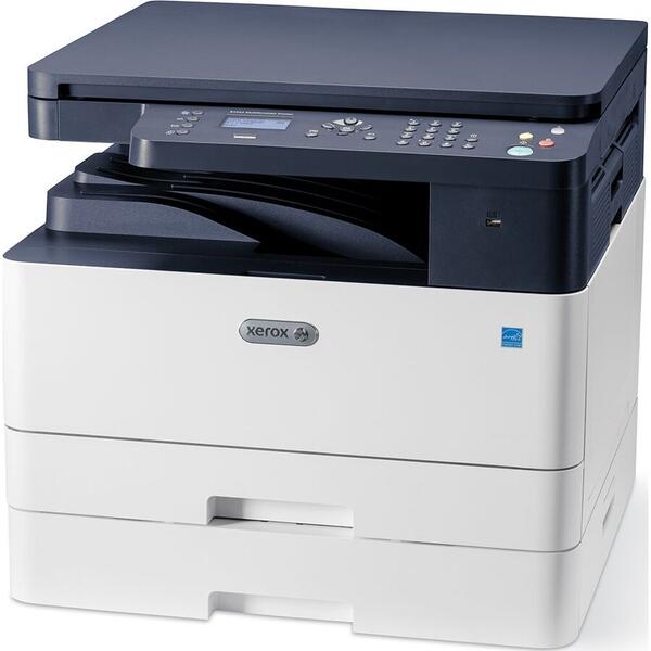 Multifunctional Xerox B1022V_B, Laser, Monocrom, Format A3, Retea, Alb/Albastru