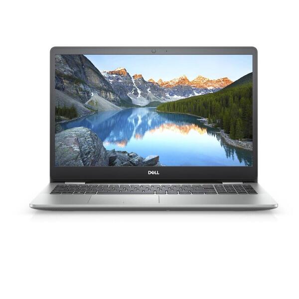 Laptop Dell IN 5593 i5-1035G1, 15.6 inch FHD, NVIDIA GeForce MX230 2 GB GDDR5, 8 GB DDR4, 512 GB SSD, No ODD, Linux, Argintiu
