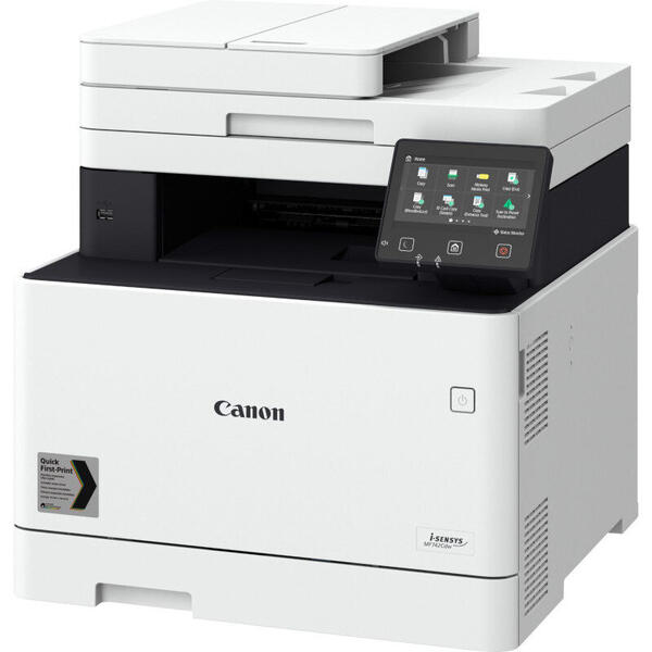 Multifunctional Canon i-Sensys MF742CDW, Laser, Color, Format A4, Duplex, Retea, Wi-Fi, Alb