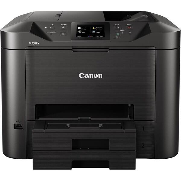 Multifunctional Canon MB5450, Inkjet, Color, Format A4, Duplex, Interfata USB, Negru