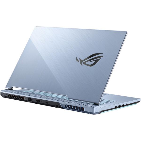 Laptop Asus G531GW-AL251, 15.6 inch, Full HD, 120 Hz, 16 GB, 512 GB SSD, Free DOS, Glacier