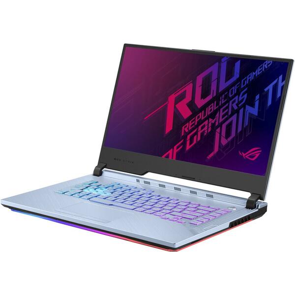 Laptop Asus G531GW-AL251, 15.6 inch, Full HD, 120 Hz, 16 GB, 512 GB SSD, Free DOS, Glacier