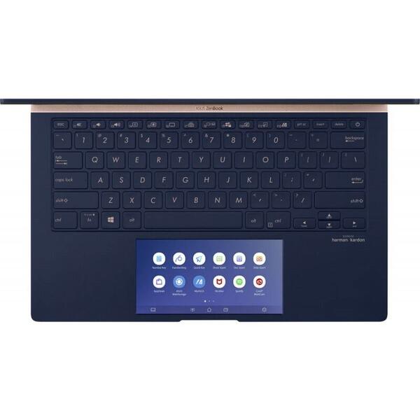 Laptop Asus UX434FAC-A5050R, i7-10510U, 14 inch,  16 GB, 1 TB SSD, GMA UHD, Win 10 Pro, Royal Blue