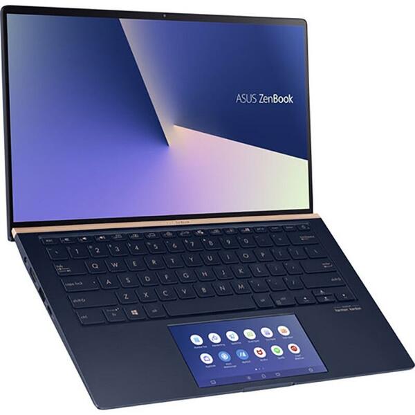 Laptop Asus UX434FAC-AI280R, 14 inch, 16 GB, 1 TB SSD, GMA UHD, Win 10 Pro, Royal Blue