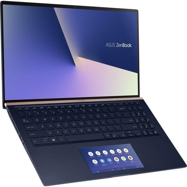 Laptop Asus UX534FAC-AA060R, 15.6 inch, 1 6GB, 1 TB SSD, GMA UHD, Win 10 Pro, Royal Blue