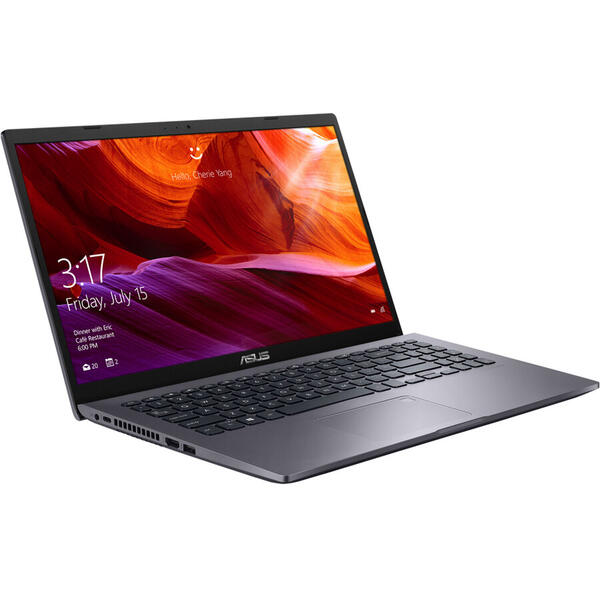 Laptop Asus X509FJ-EJ374, Intel Core i7-8565U, 15.6 inch, RAM 8 GB, SSD 512 GB, nVidia GeForce MX230 2GB, Endless OS, Slate Grey