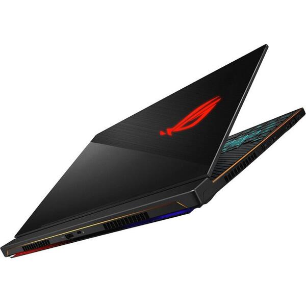 Laptop Asus GX531GXR-AZ033T i7-9750H, 15.6 inch FHD, 16 GB DDR4, 512 GB SSD, GeForce RTX 2080 8GB, Win 10 Home, Black