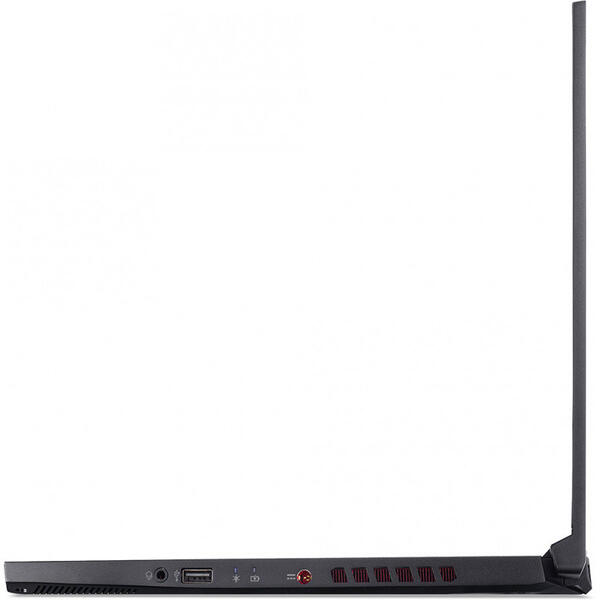 Laptop Acer Gaming 15.6 inch Nitro 7 AN715-51, FHD 144Hz, Intel Core i7-9750H, 8 GB DDR4, 1 TB, GeForce GTX 1650 4GB, Linux, Black