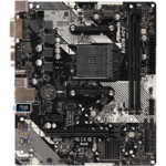Placa de baza ASRock B450M-HDV R4.0, Format mATX, Memorie maxima 32 GB, 1 x VGA, 1 x HDMI, 2 x USB 2.0
