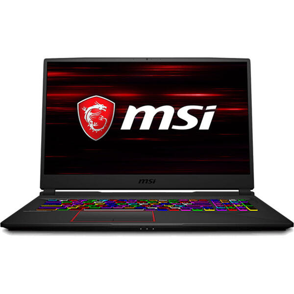 Laptop MSI MI GE75 17 I9-9880H, 17.3 inch, 32 GB DDR4, 1 TB SSD, GeForce RTX 2080 8 GB, No OS, Black