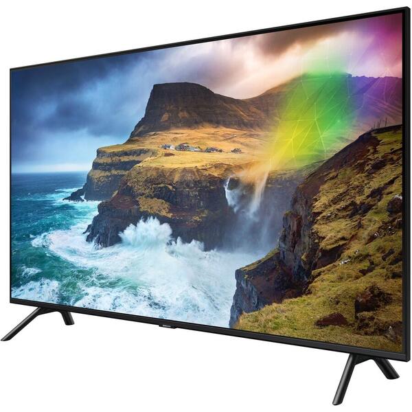 Televizor Samsung QLED Smart 75Q70RA, 189 cm, 4K Ultra HD, Negru