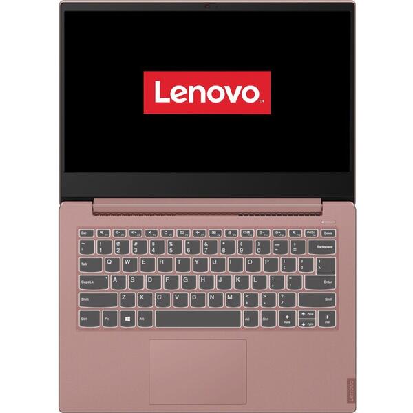 Laptop Lenovo 81N700MLRM, i5-8265U, 14 inch FHD, 8 GB DDR4, 1 TB SSD, GMA UHD 620, FreeDos, Sand Pink