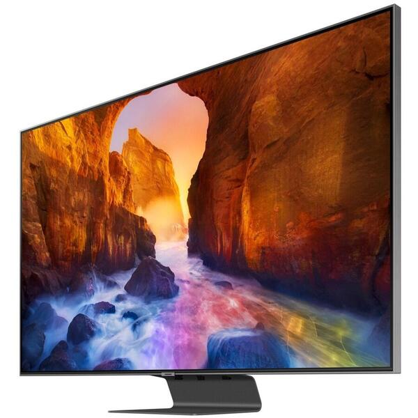 Televizor Samsung QLED Smart 65Q90RA, 163 cm, 4K Ultra HD, Negru