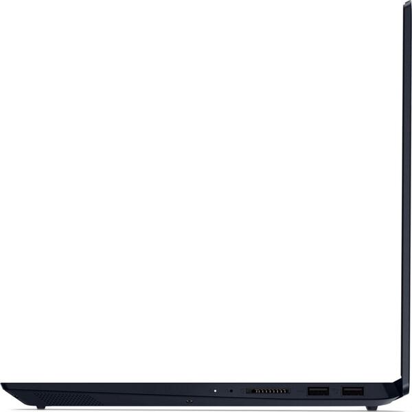 Laptop Lenovo 81N700MDRM, i3-8145U, 14 inch Full HD, 8 GB DDR4, 1 TB + 128 GB SSD, GMA UHD 620, FreeDos, Abyss Blue