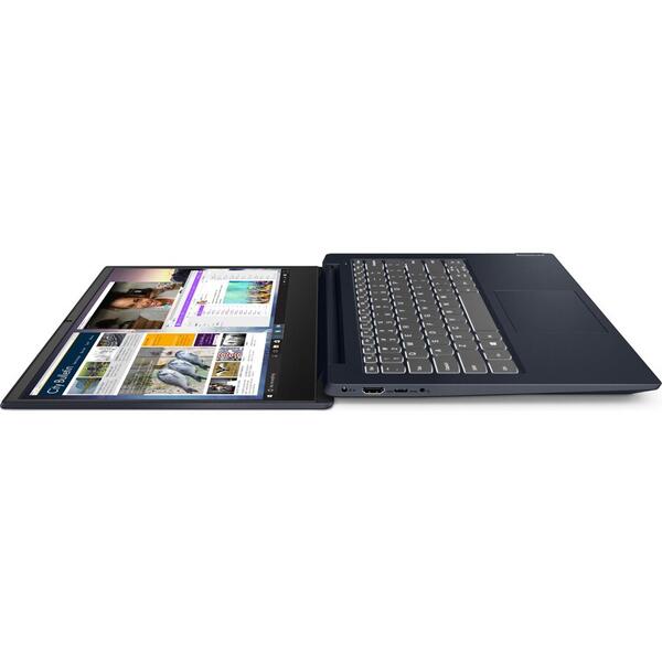Laptop Lenovo 81N700MDRM, i3-8145U, 14 inch Full HD, 8 GB DDR4, 1 TB + 128 GB SSD, GMA UHD 620, FreeDos, Abyss Blue