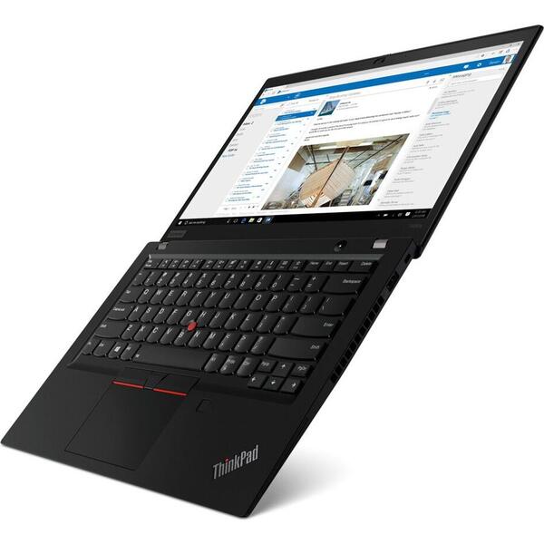 Laptop Lenovo LN T490s FHD i7-8565U, 14 inch Full HD, 16 GB DDR4, 1TB SSD, GMA UHD 620, 4G LTE, Win 10 Pro, Black