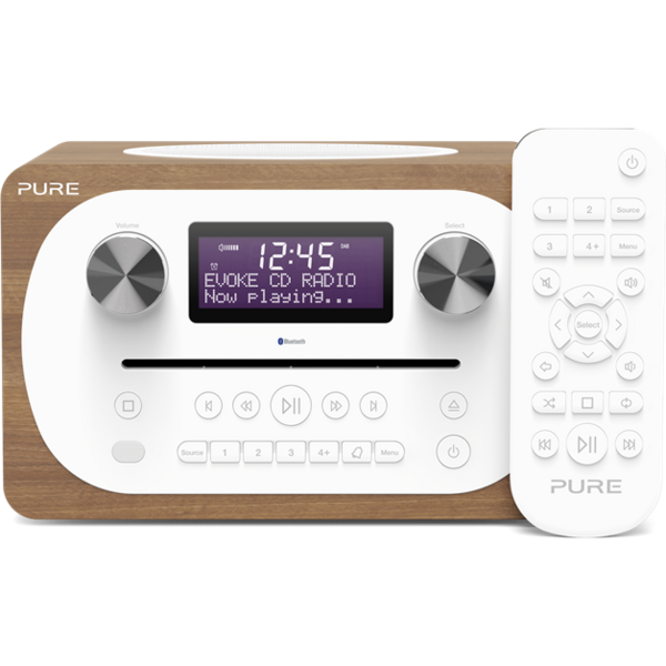 Radio Pure Evoke C-D4, DAB, DAB+ & FM Radio, Bluetooth, CD Player, Maro