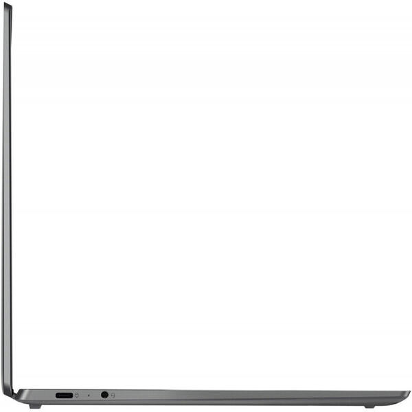 Laptop Lenovo 81Q8001PRM,  i7-1065G7, 14 inch UHD, 16 GB DDR4, 1 TB SSD, Intel Iris Plus, Win 10 Home, Argintiu