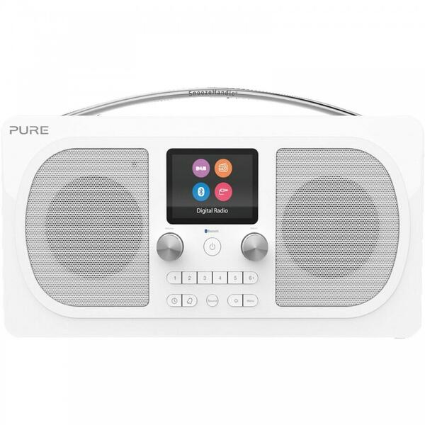 Radio portabil Pure Evoke H4 Prestige, Bluetooth, DAB/DAB+/FM, Alb