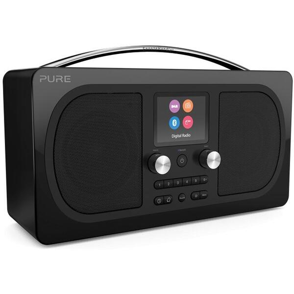 Radio portabil Pure Evoke H6 Prestige, DAB/DAB+/FM, Bluetooth, Negru
