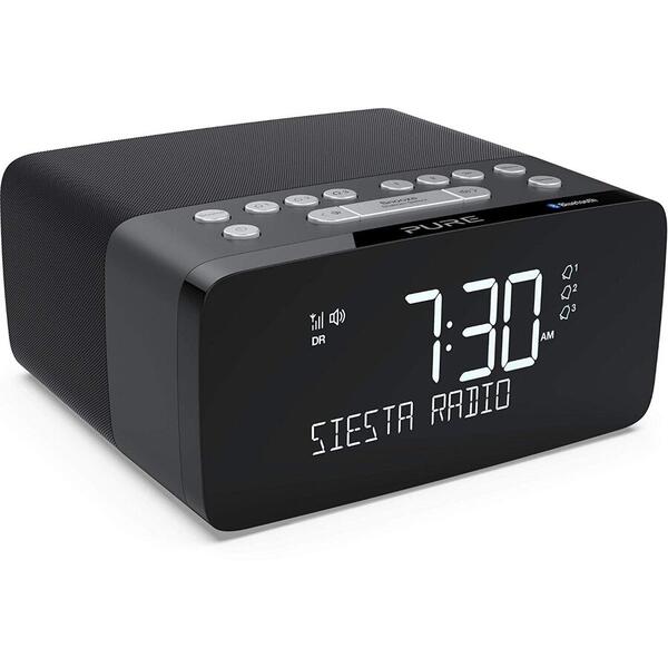 Radio Pure Siesta Charge, Digital, DAB+/DAB/FM, Bluetooth, Graphite