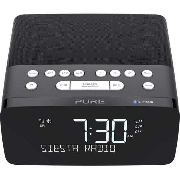 Radio Pure Siesta Charge, Digital, DAB+/DAB/FM, Bluetooth, Graphite
