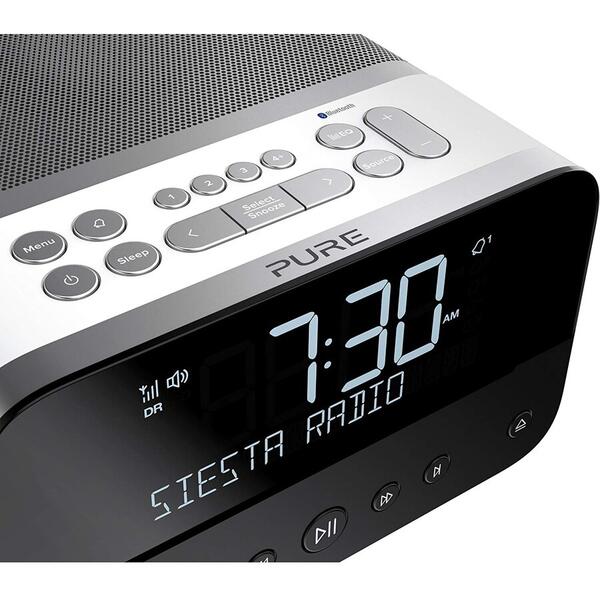 Radio Pure Siesta Home, Digital, DAB+/FM/CD, Bluetooth, Alb